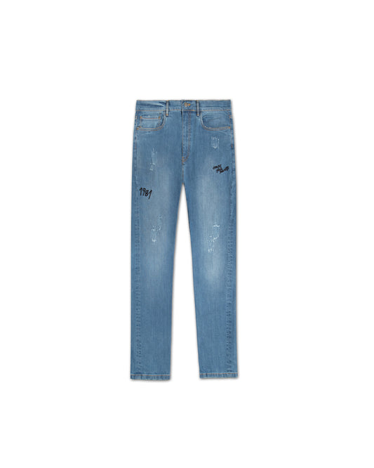 REGULAR JEANS BLUE