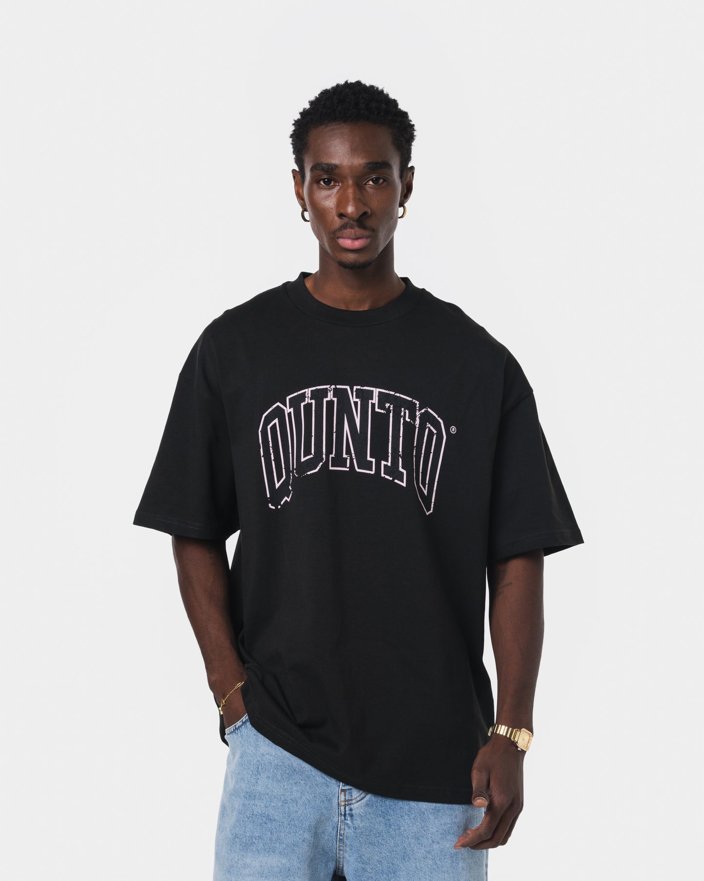 QUNTO PINK OUTLINER TSHIRT