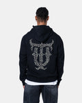 QT Pearl Zip Hoodie Black