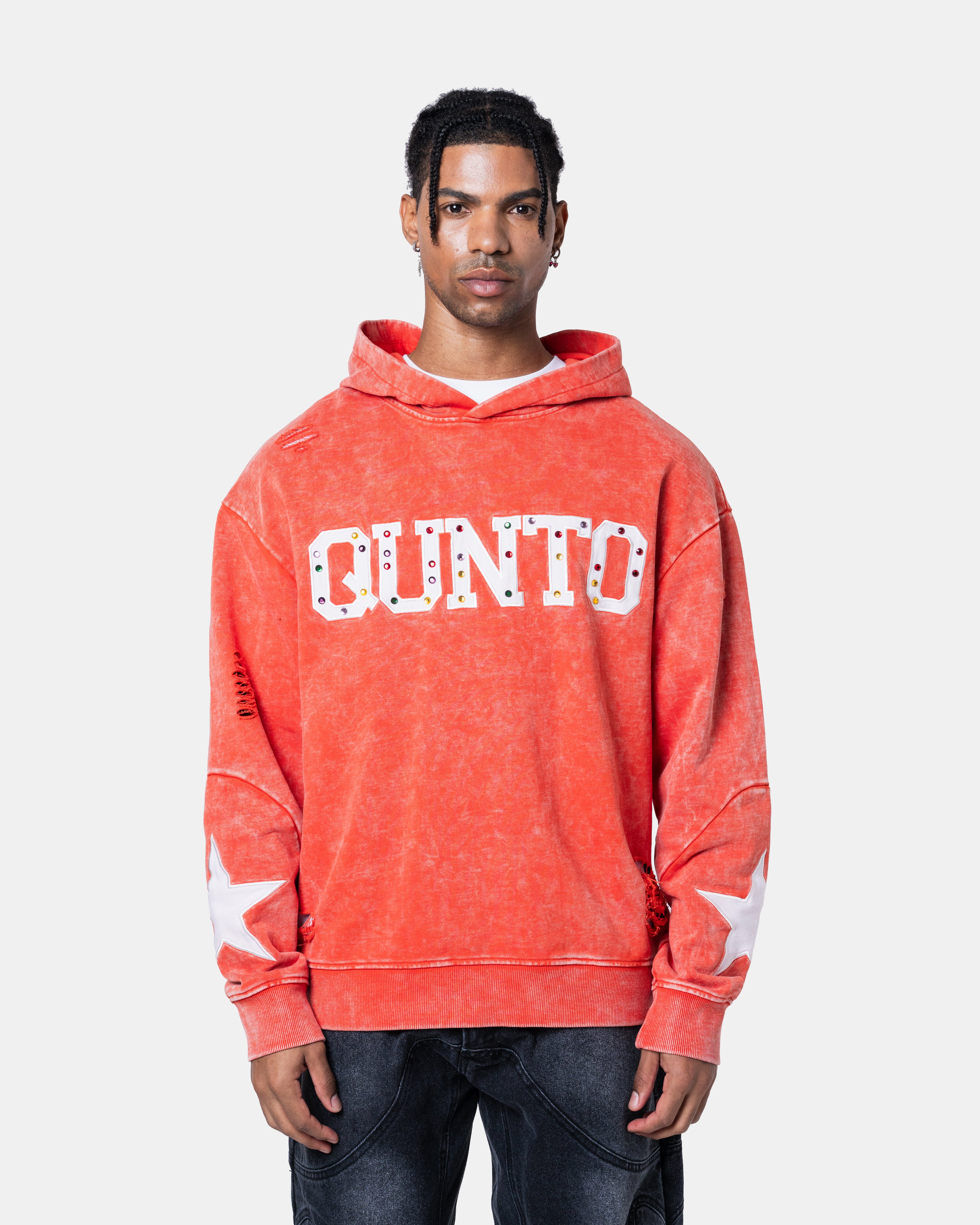 QUNTO Star Hoodie Orange