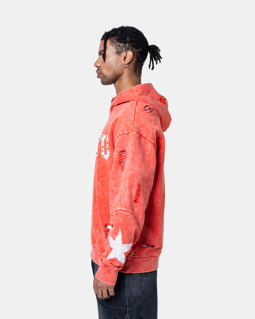 QUNTO Star Hoodie Orange