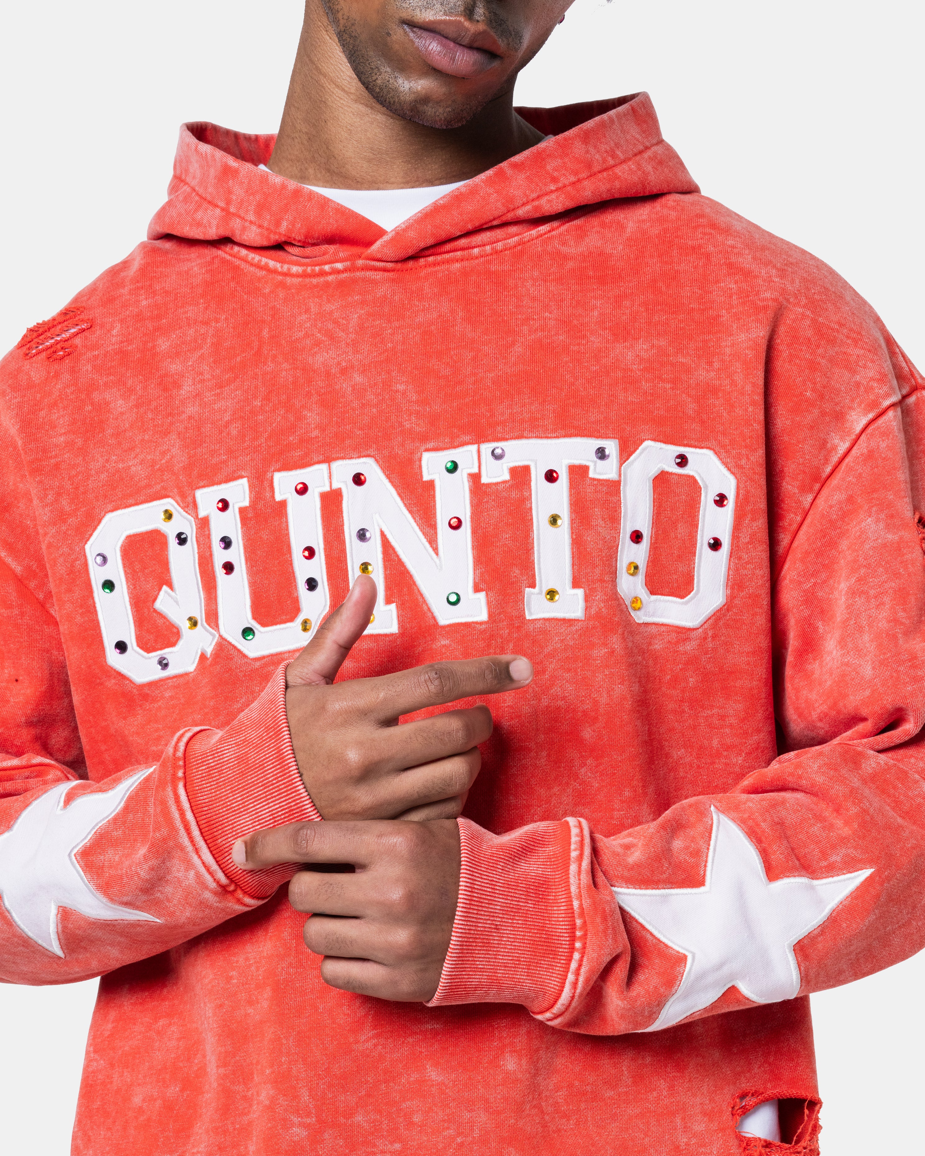 QUNTO Star Hoodie Orange