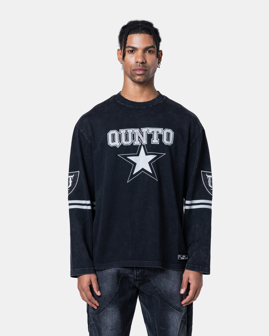 Star Long Sleeve Black