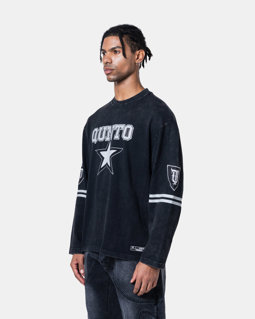 Star Long Sleeve Black