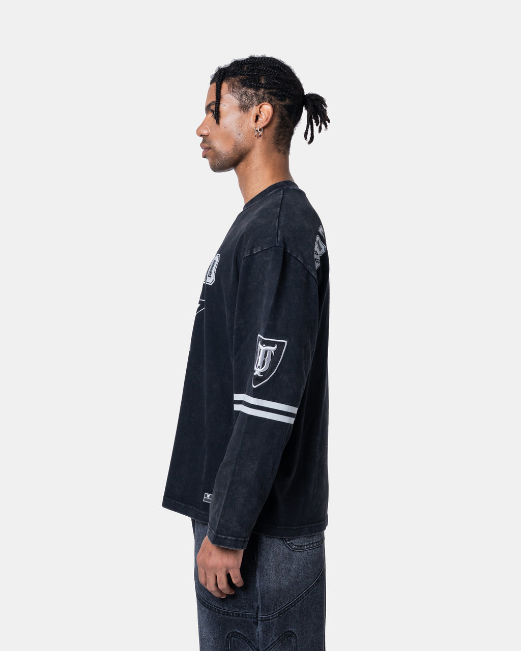 Star Long Sleeve Black