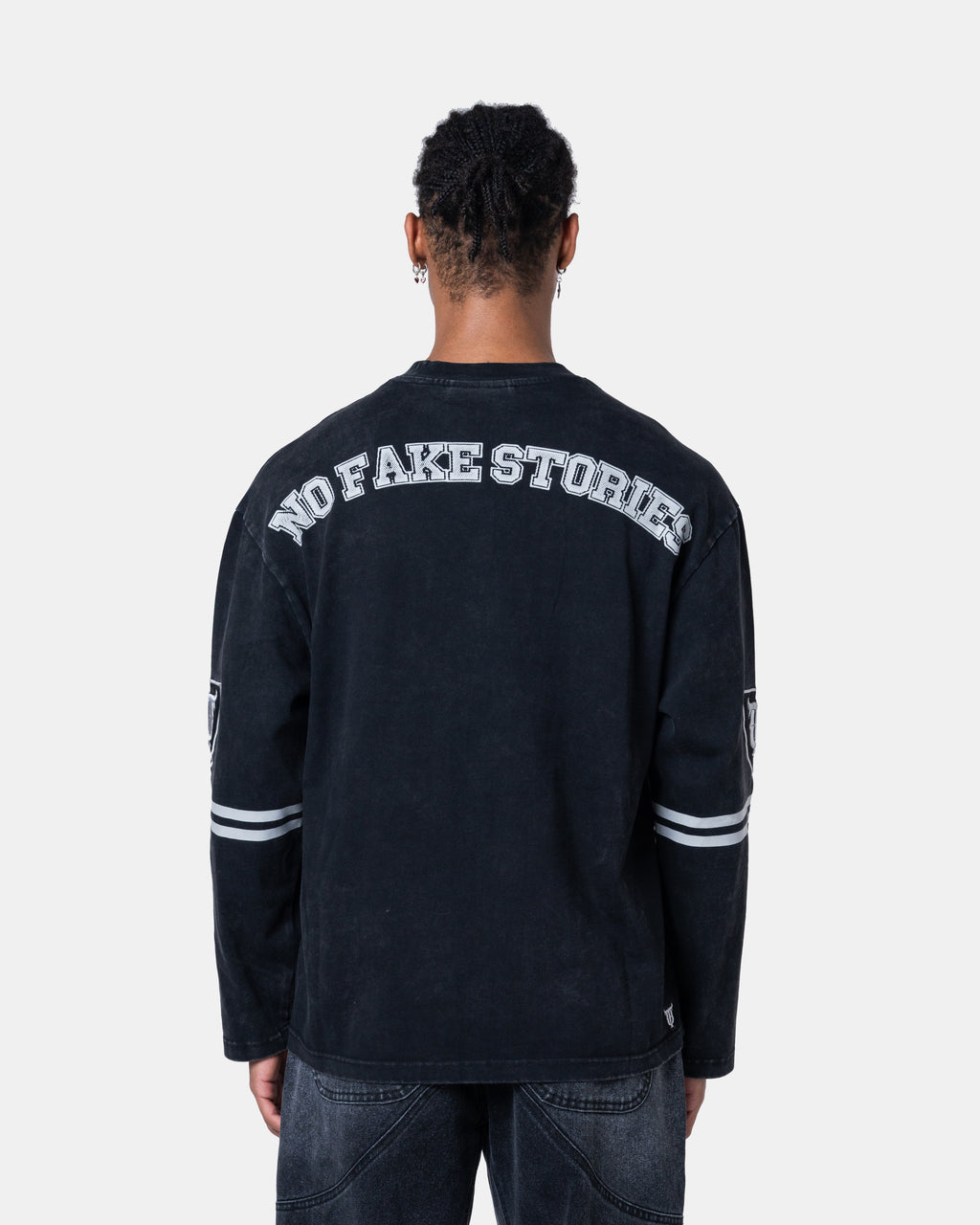 Star Long Sleeve Black