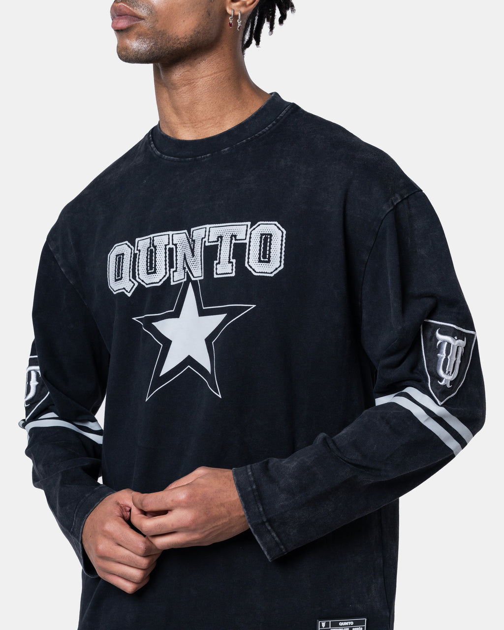 Star Long Sleeve Black