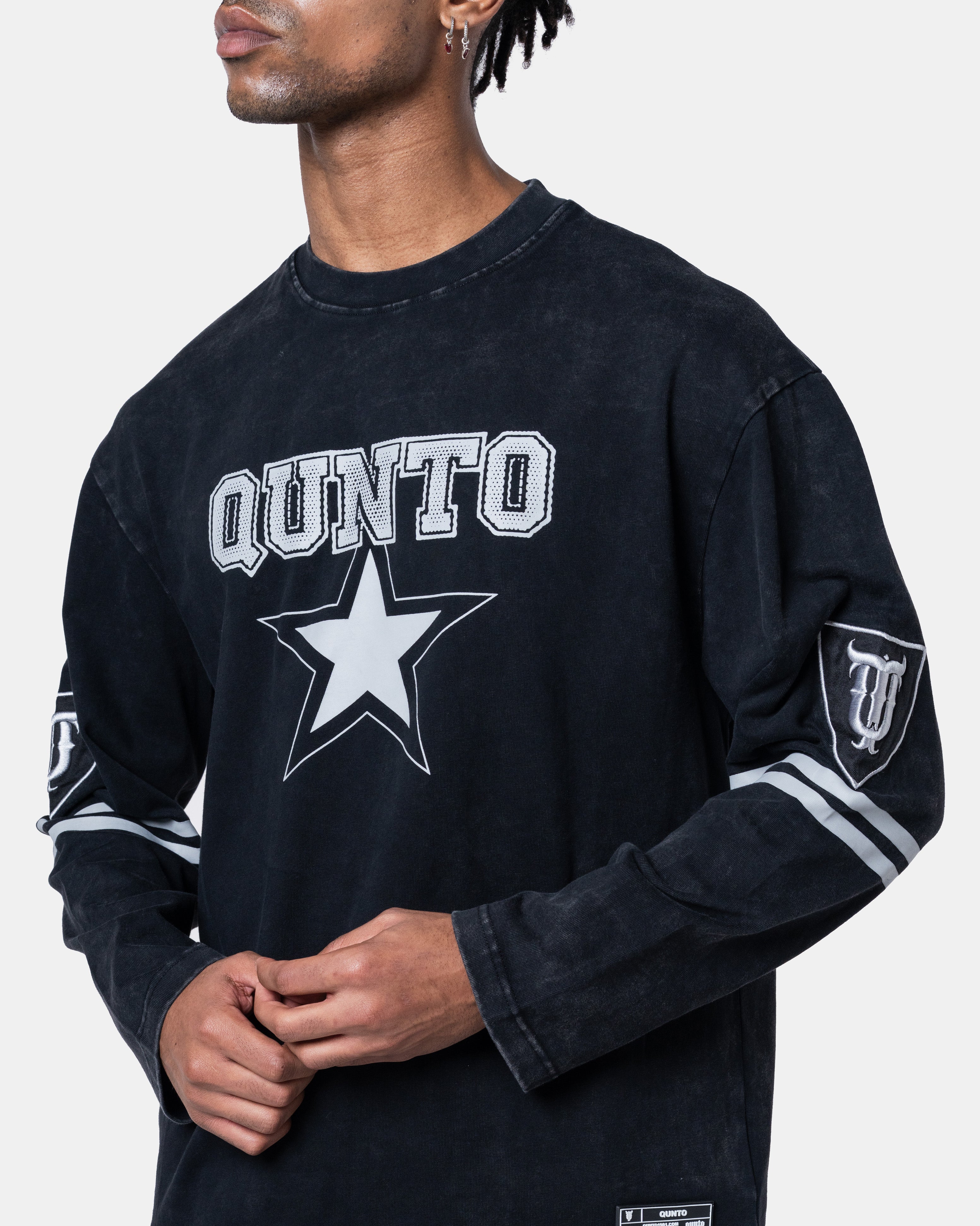 Star Long Sleeve Black