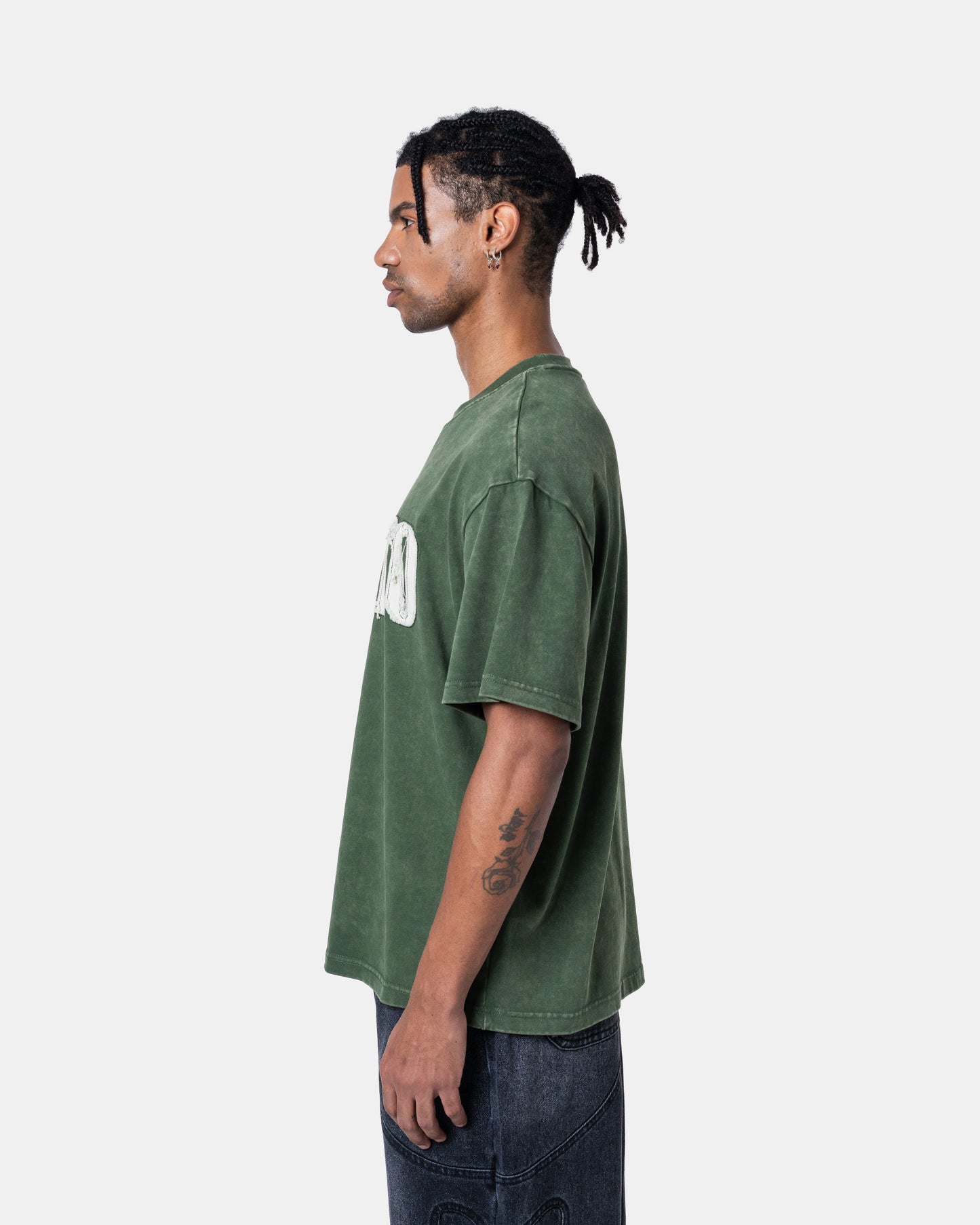 QUNTO OVERSIZE TEE GREEN