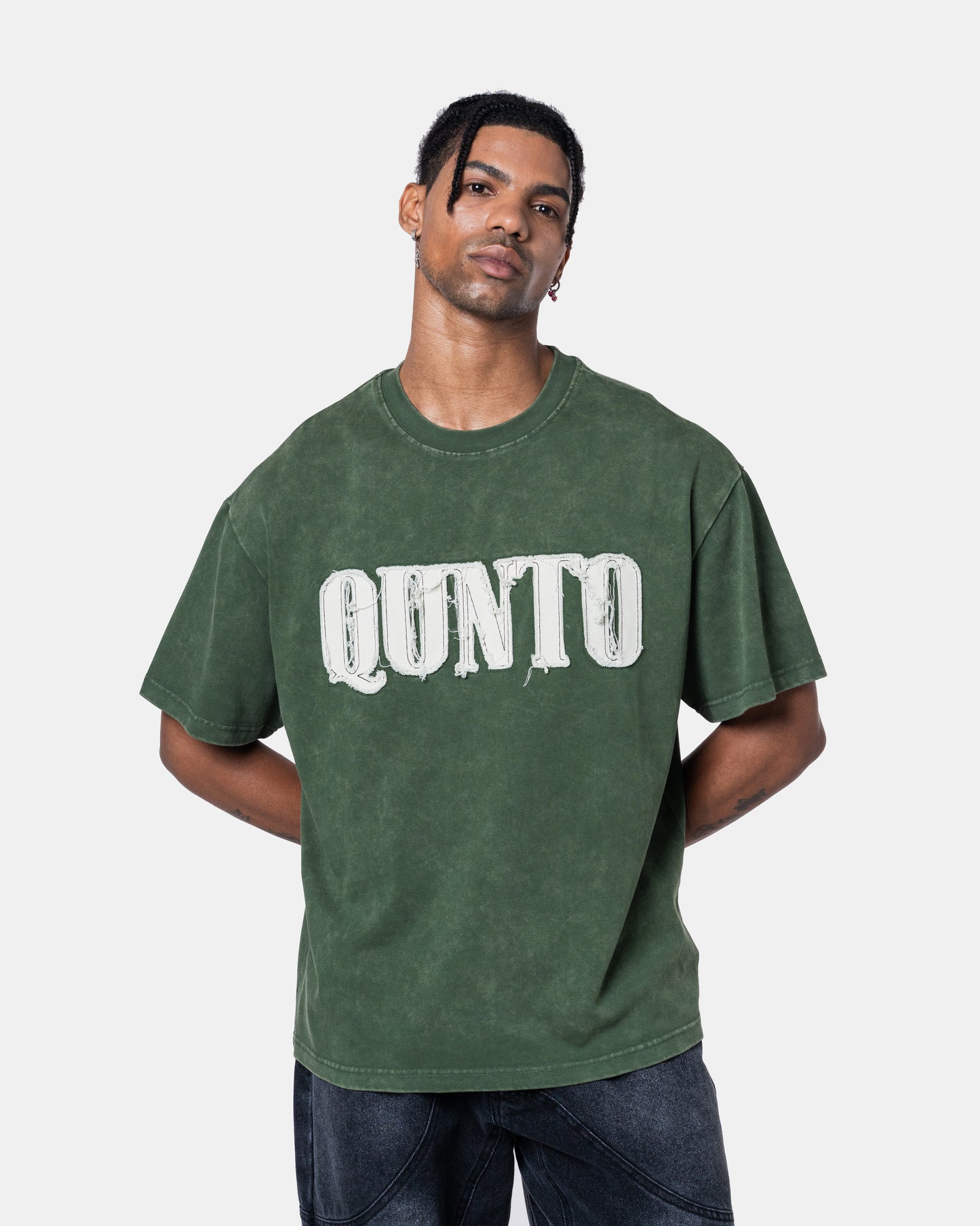 QUNTO OVERSIZE TEE GREEN