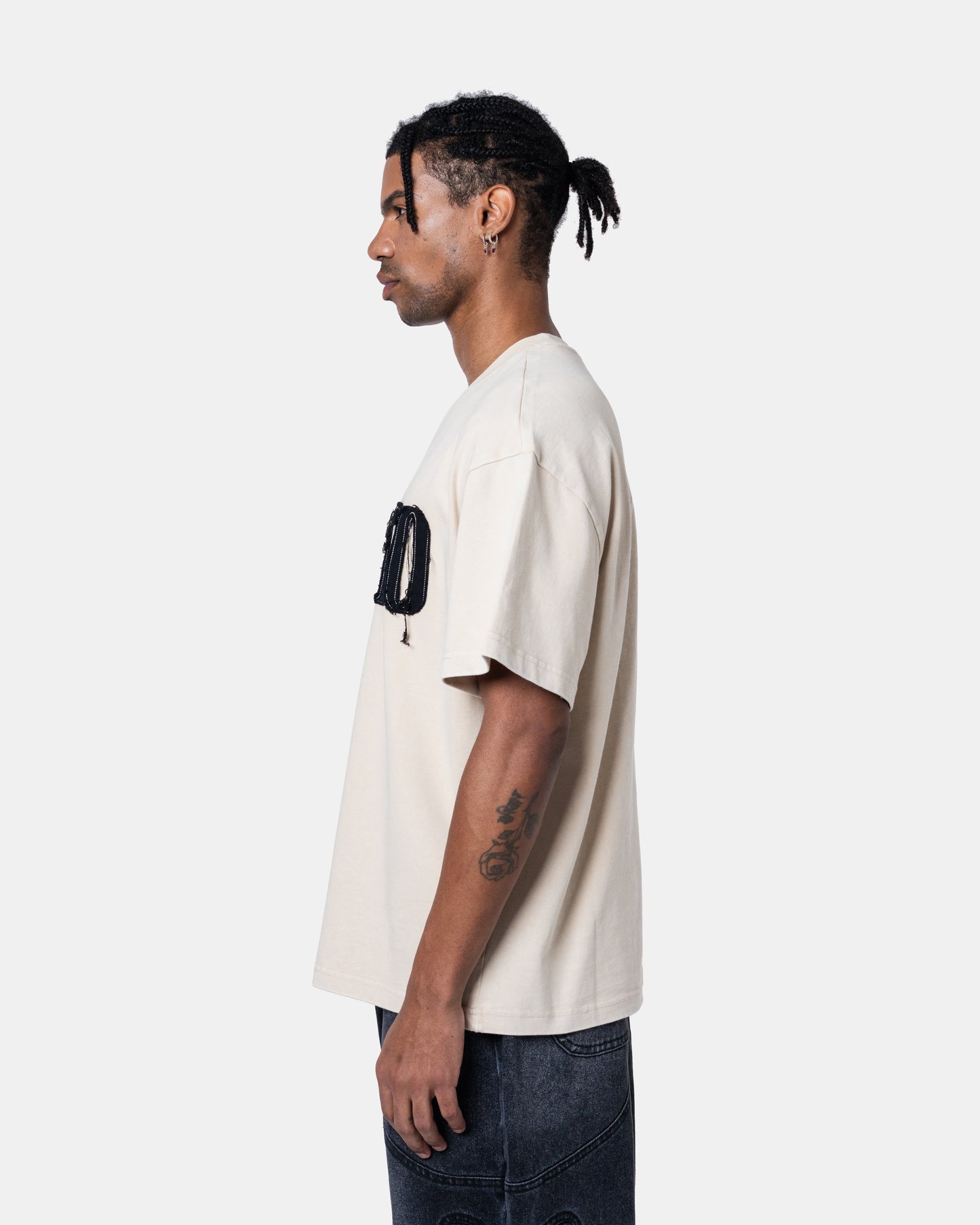 QUNTO OVERSIZE TEE CREAM