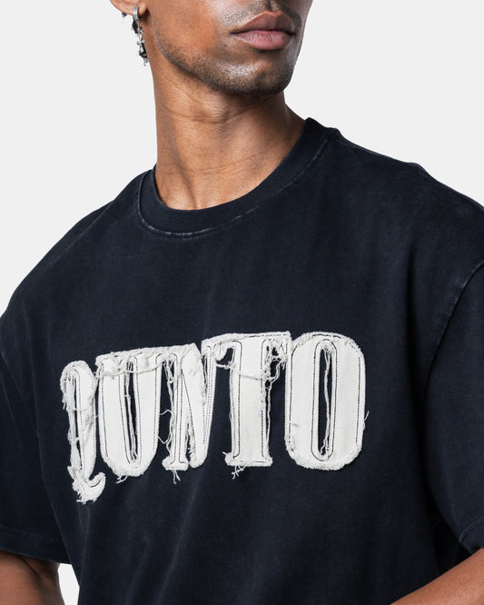 QUNTO OVERSIZE TEE BLACK