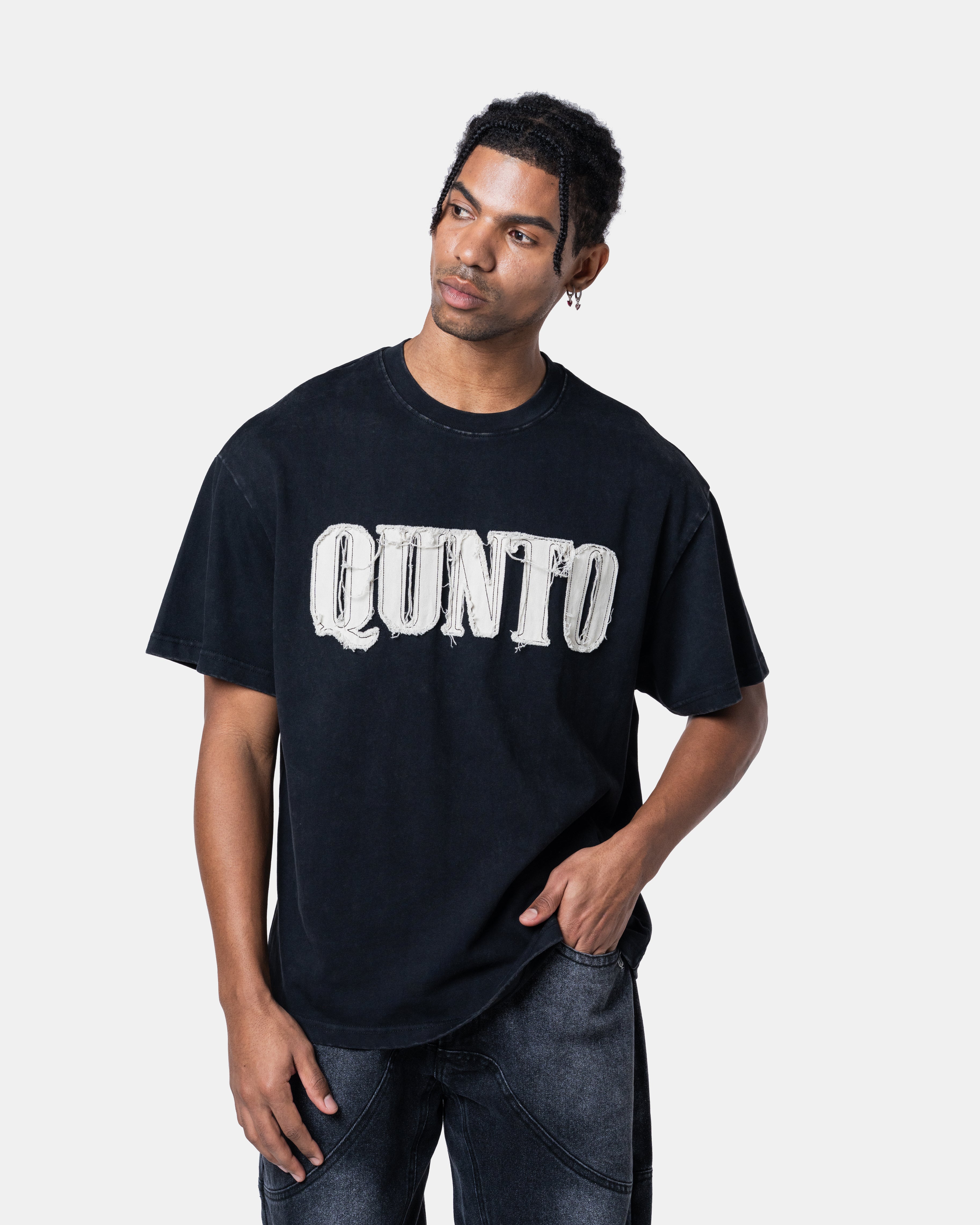 QUNTO Oversize Tee Black