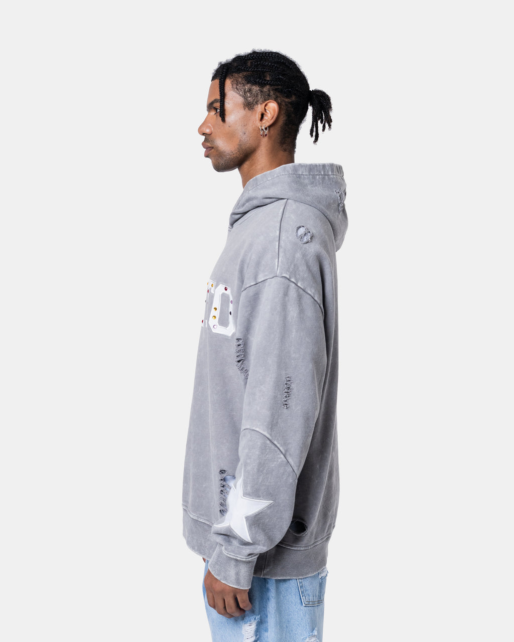 QUNTO Star Hoodie Grey