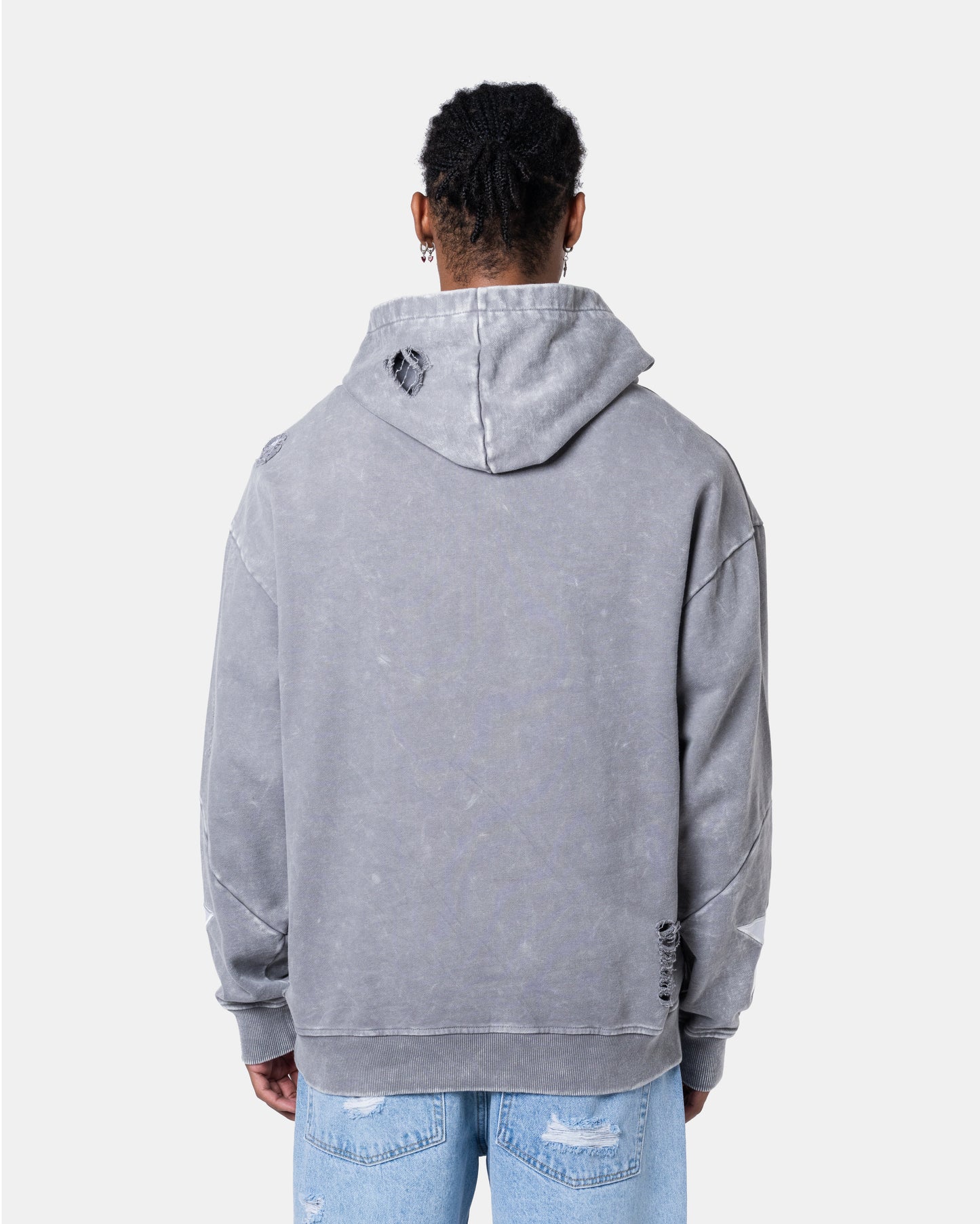 QUNTO STAR HOODIE GREY