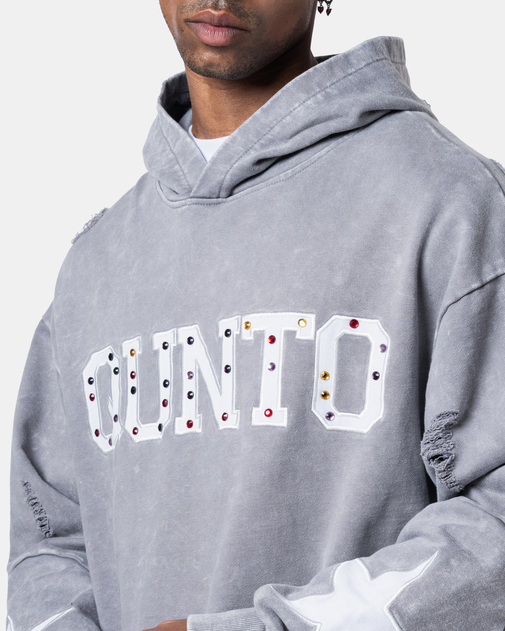 QUNTO Star Hoodie Grey