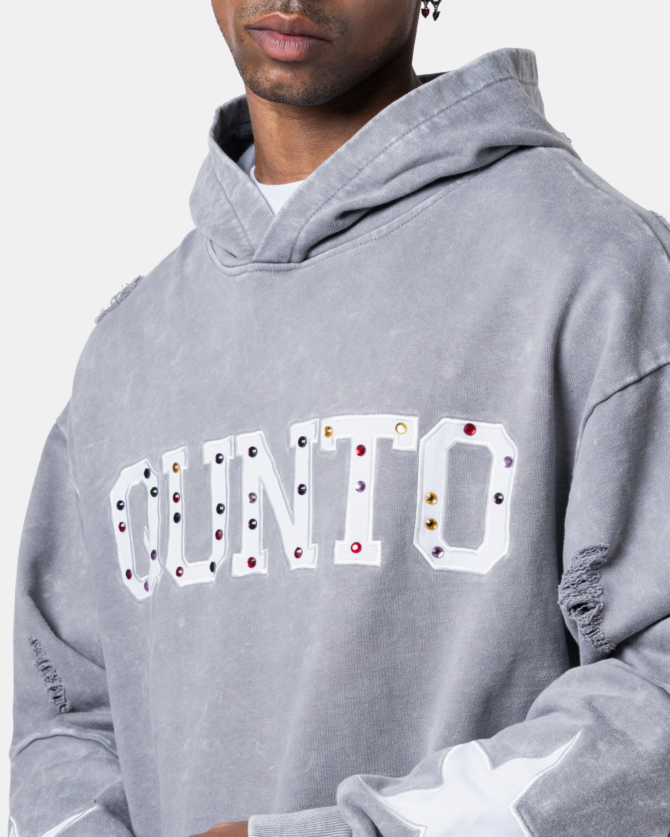 QUNTO Star Hoodie Grey