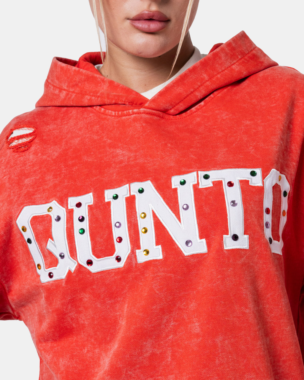 QUNTO Star Hoodie Orange