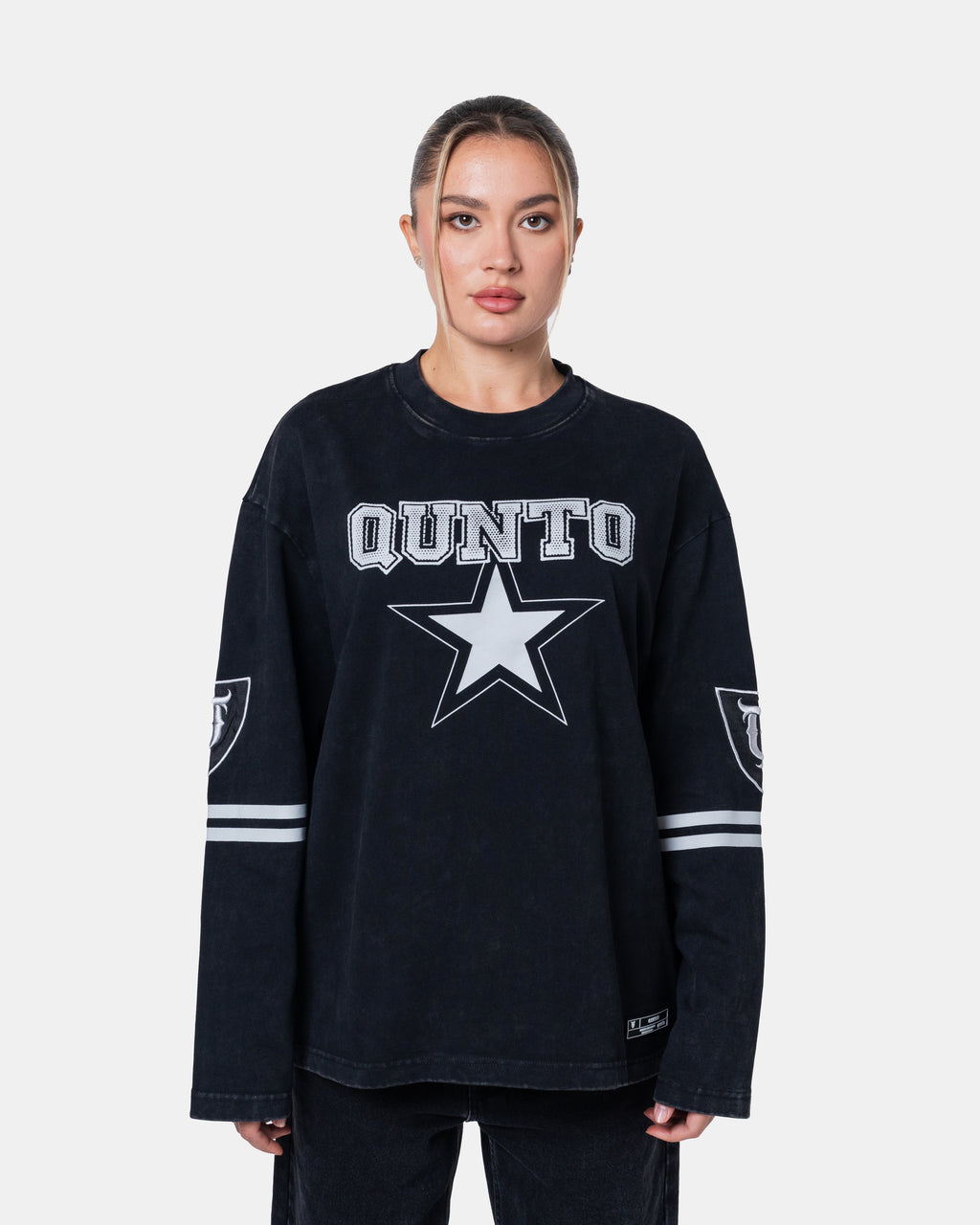 Star Long Sleeve Black