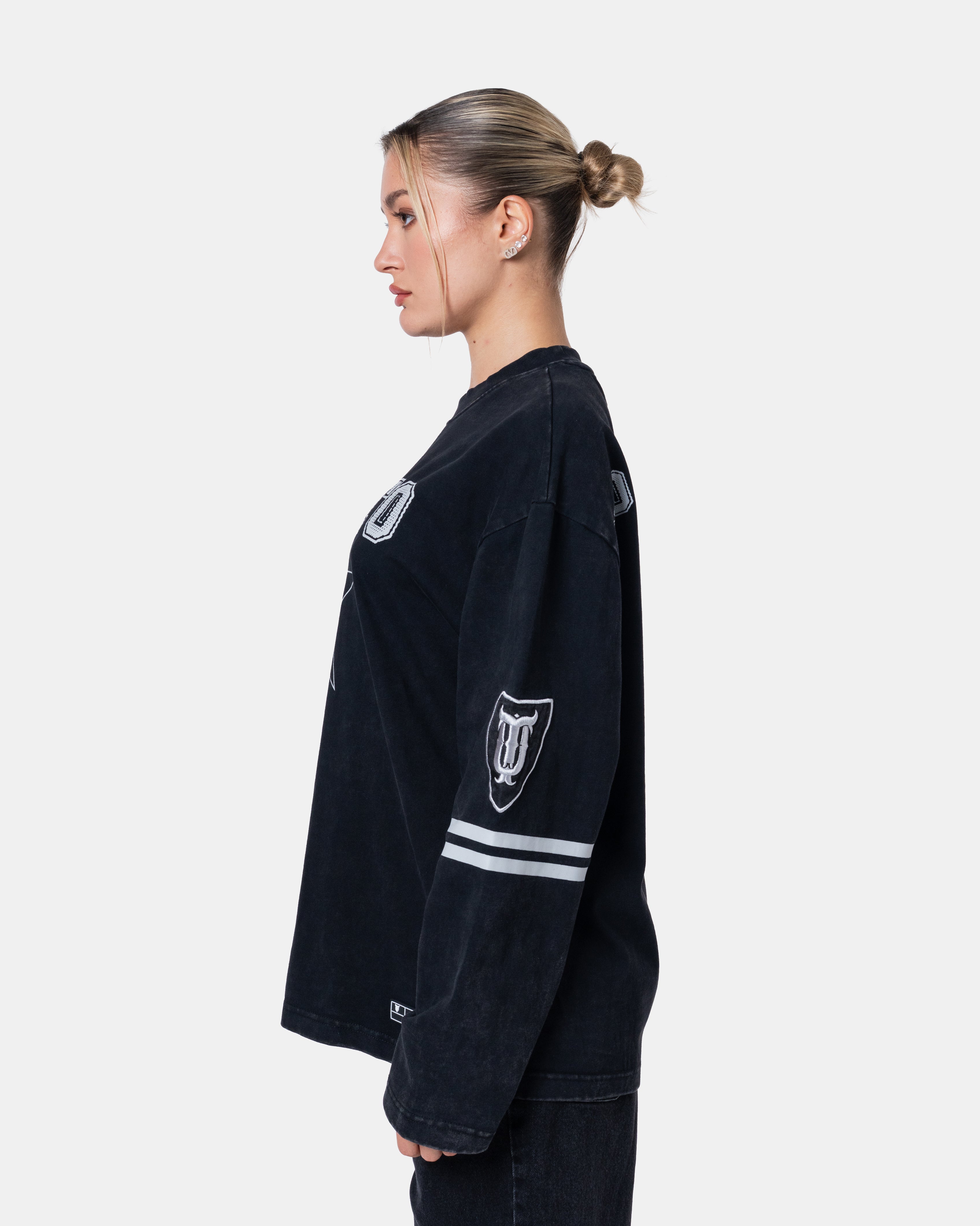 Star Long Sleeve Black