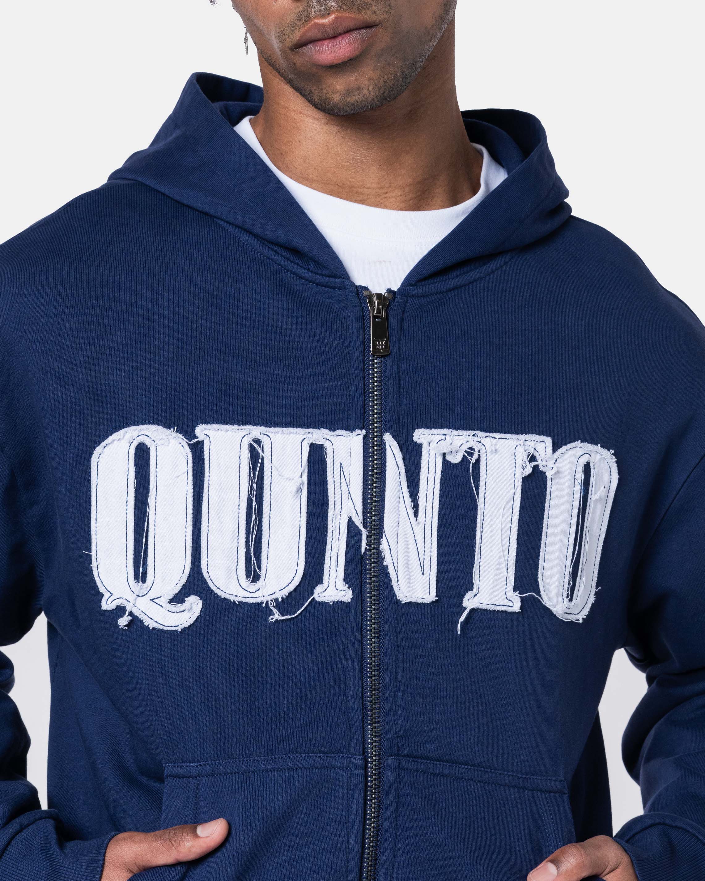 Classic Zip Hoodie Blue
