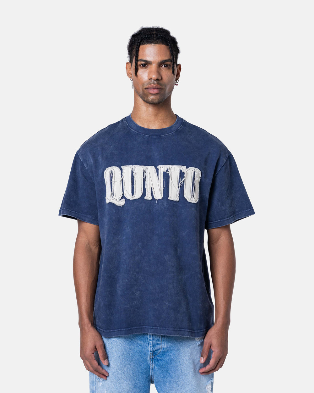 QUNTO OVERSIZE TEE BLUE
