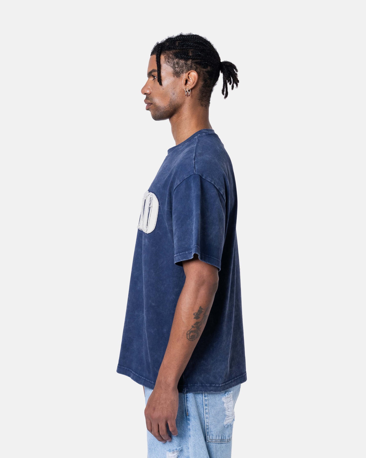 QUNTO OVERSIZE TEE BLUE