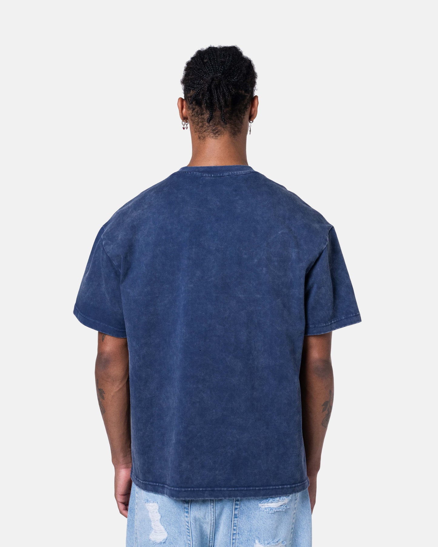 QUNTO OVERSIZE TEE BLUE