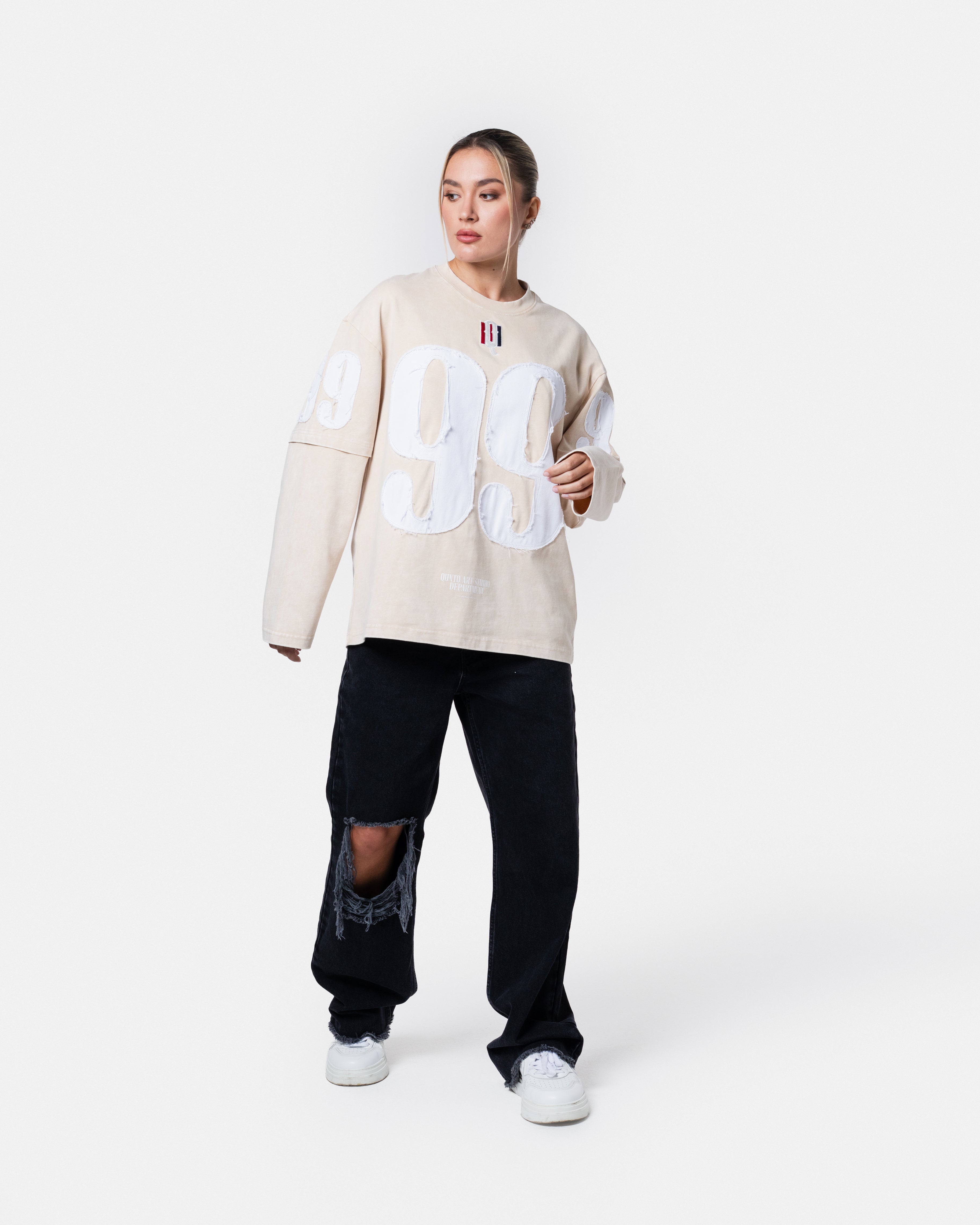 QUNTO 99 Long Sleeve Cream