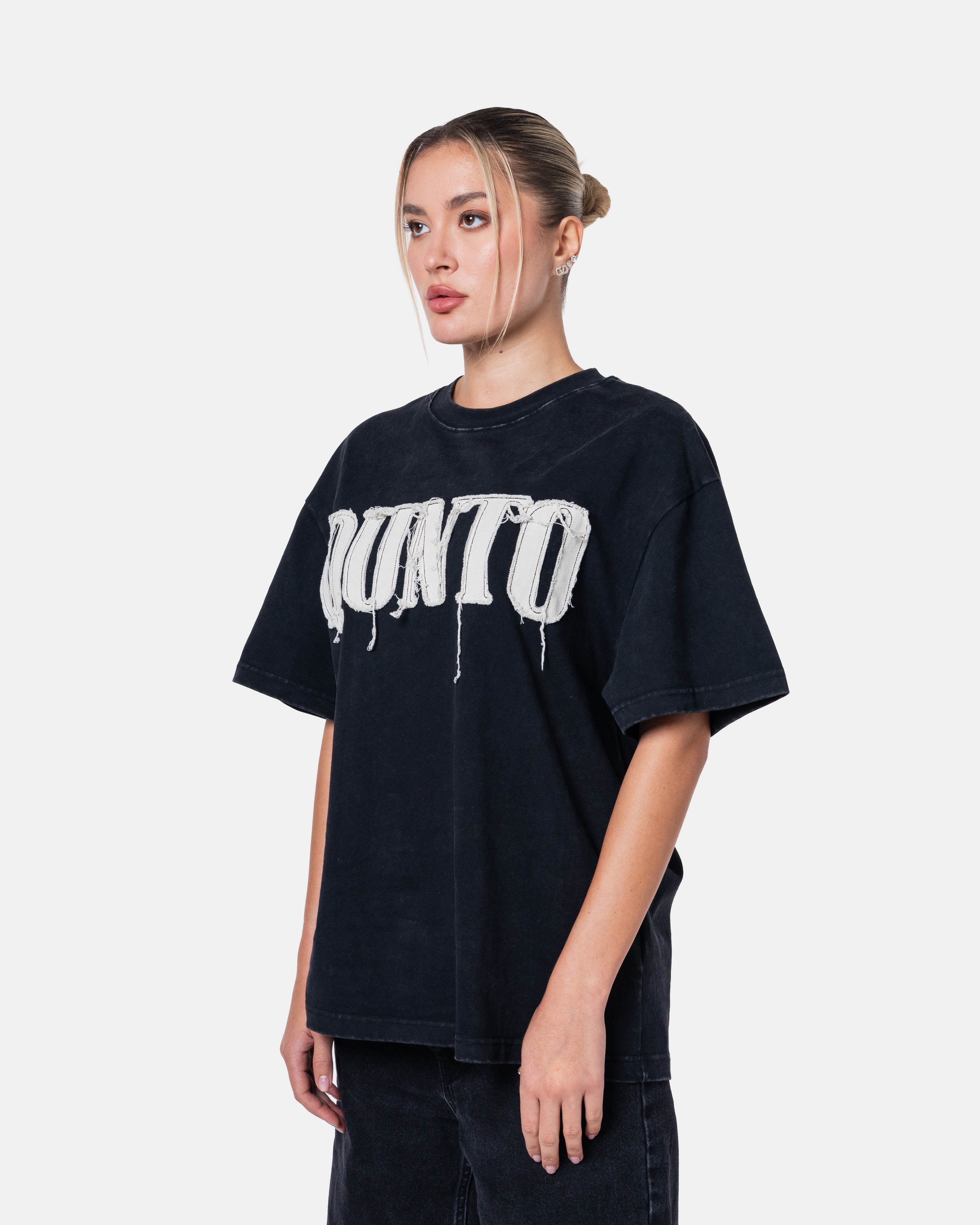 QUNTO Oversize Tee Black