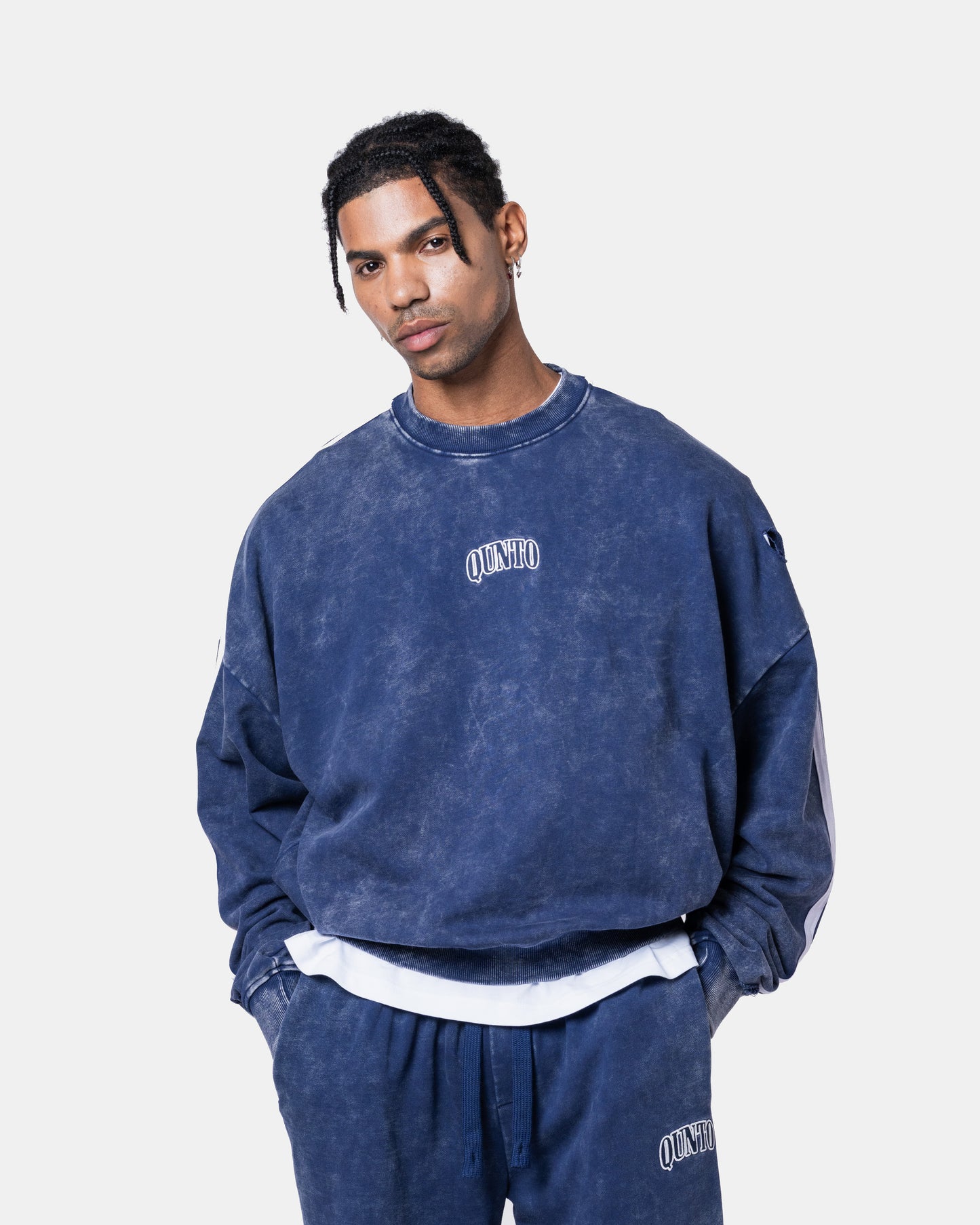 PIPES SWEATER BLUE