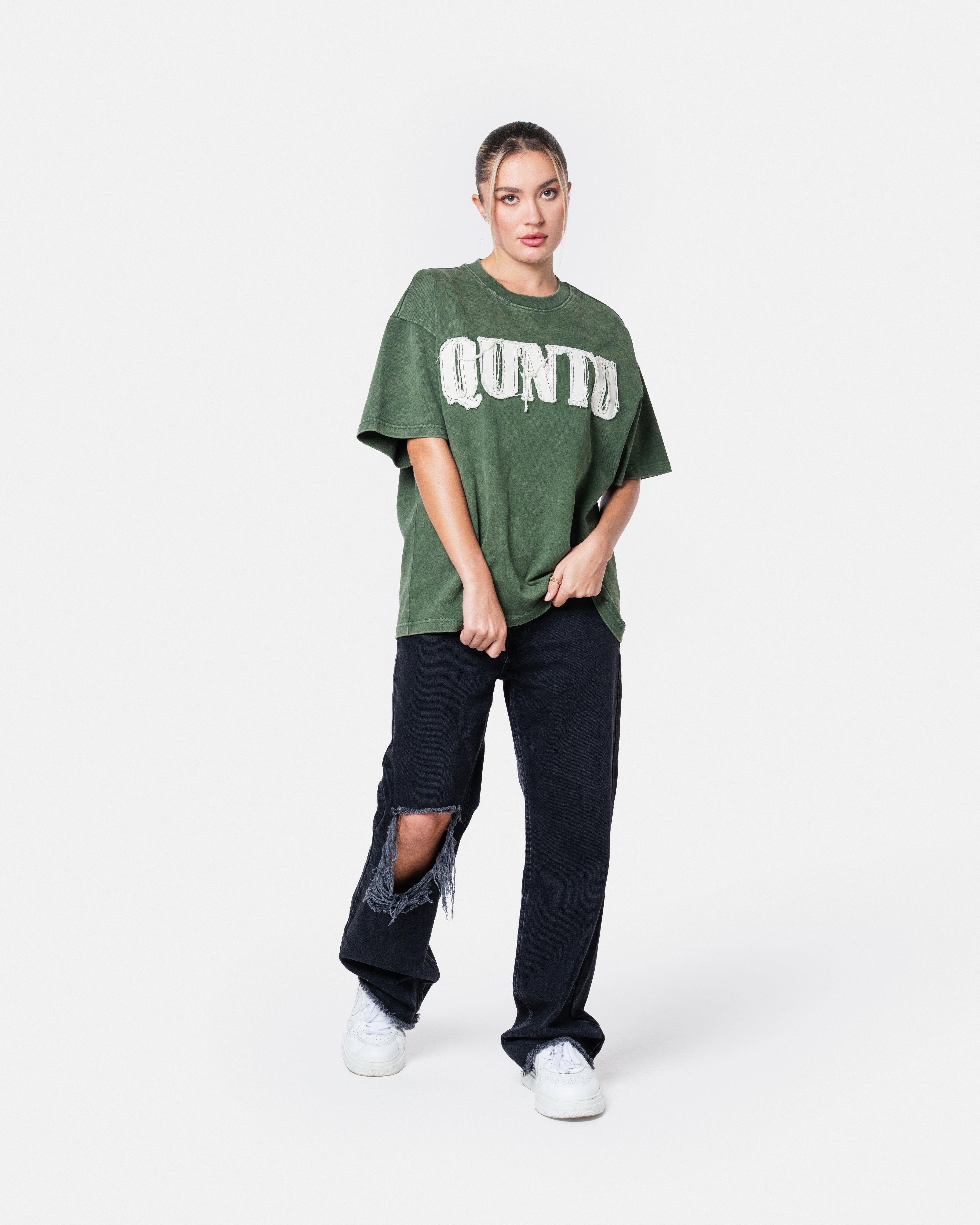 QUNTO Oversize Tee Green