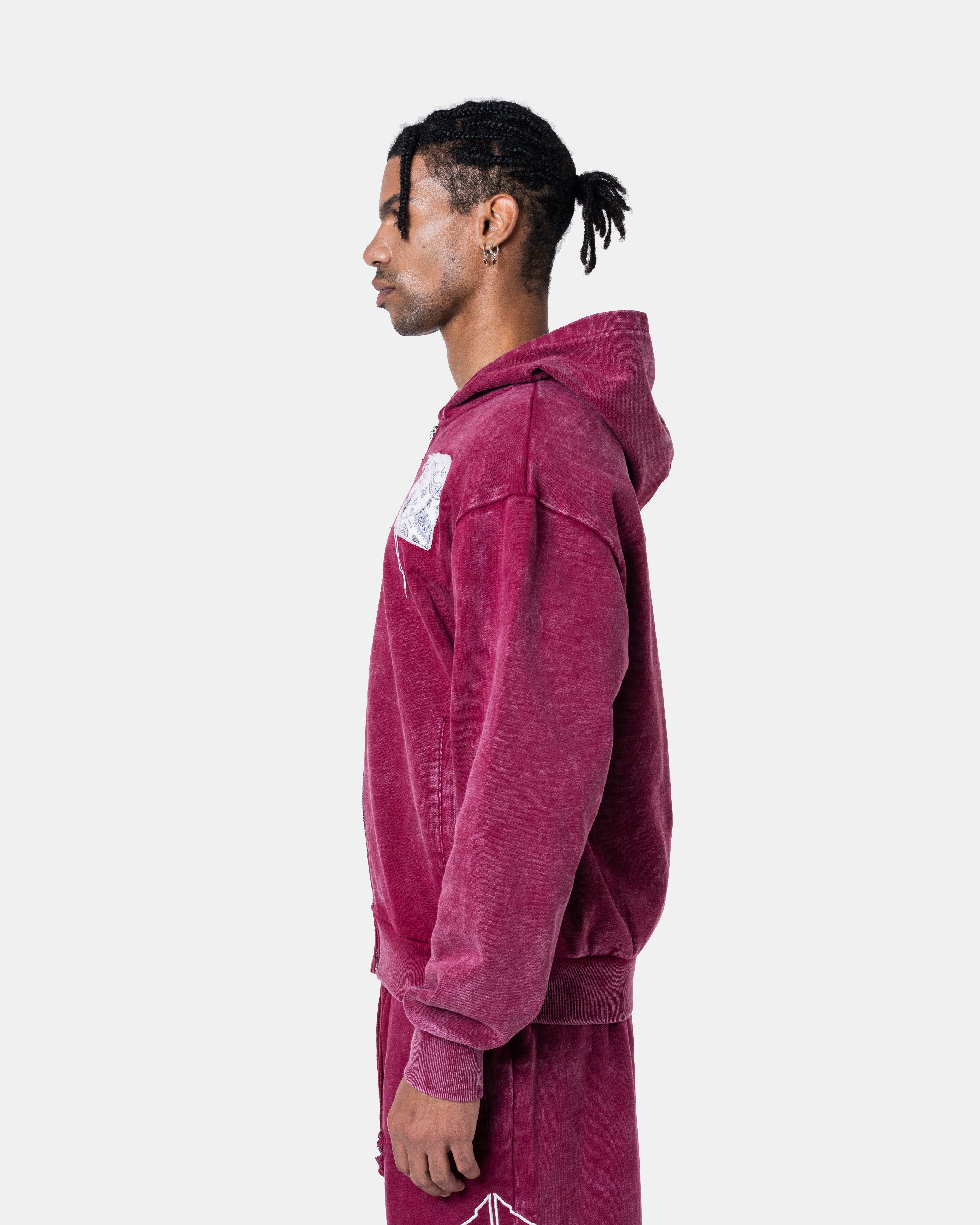 Destroy Zip Hoodie Red