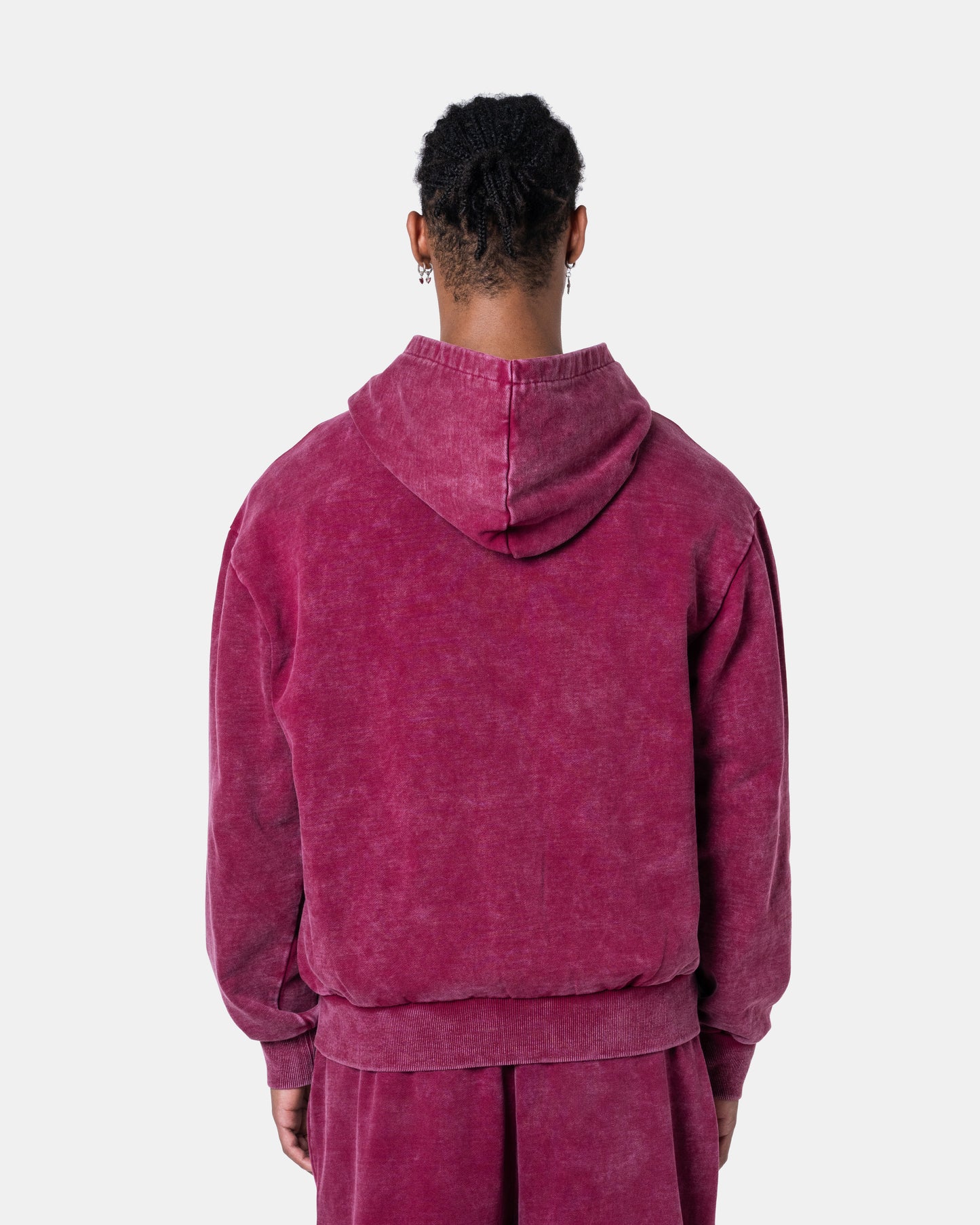 DESTROY ZIPPER HOODIE RED