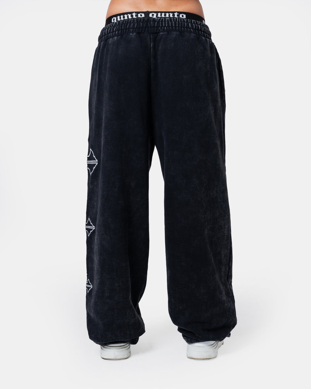 Destroyed Pants Black