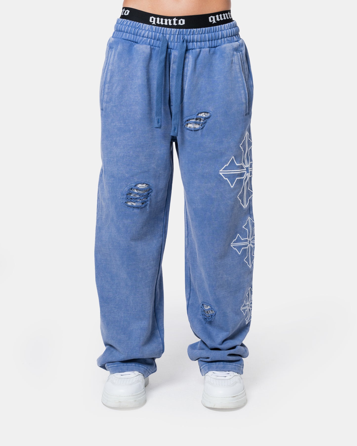 DESTROY PANTS BLUE
