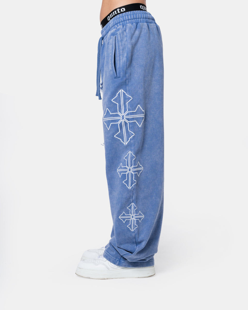 Destroyed Blue Pants