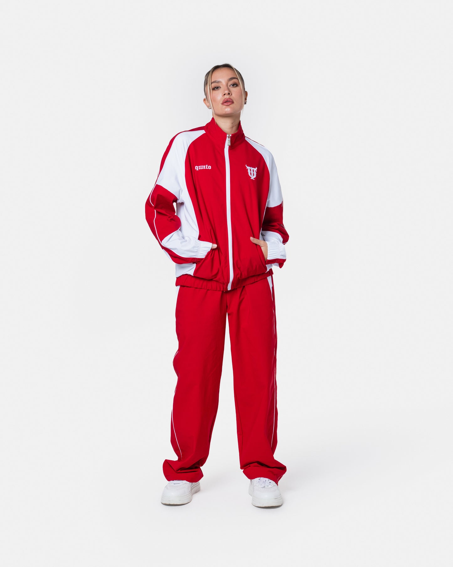VINTAGE TRACK JACKET RED