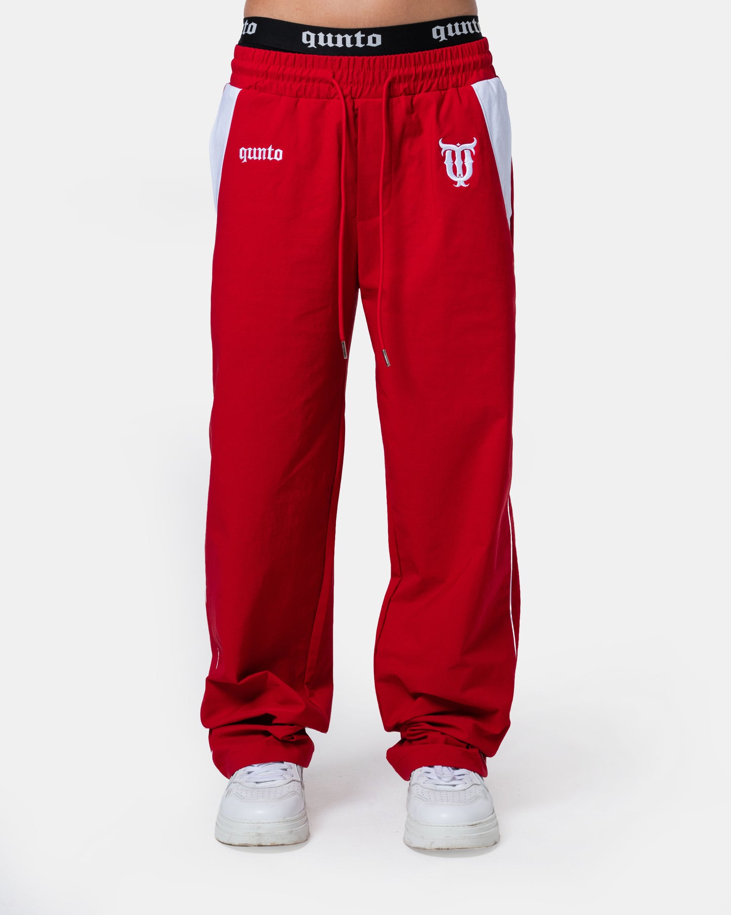 VINTAGE TRACK PANTS RED