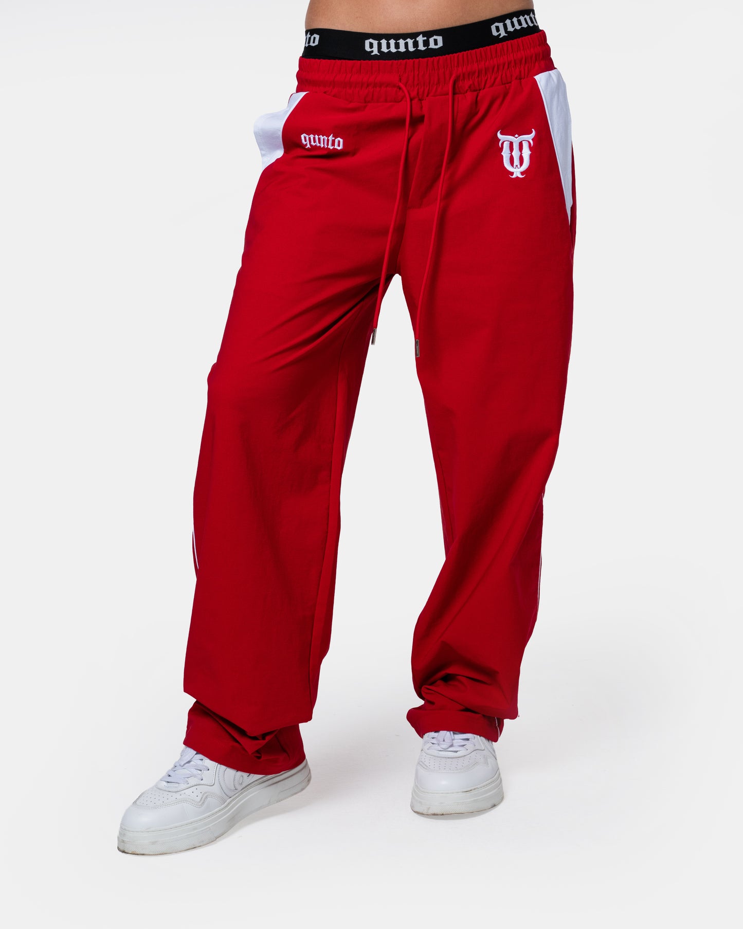 VINTAGE TRACK PANTS RED