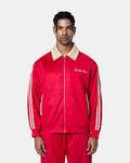 Rote Trainingsjacke