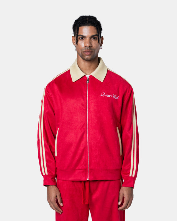 Rote Trainingsjacke
