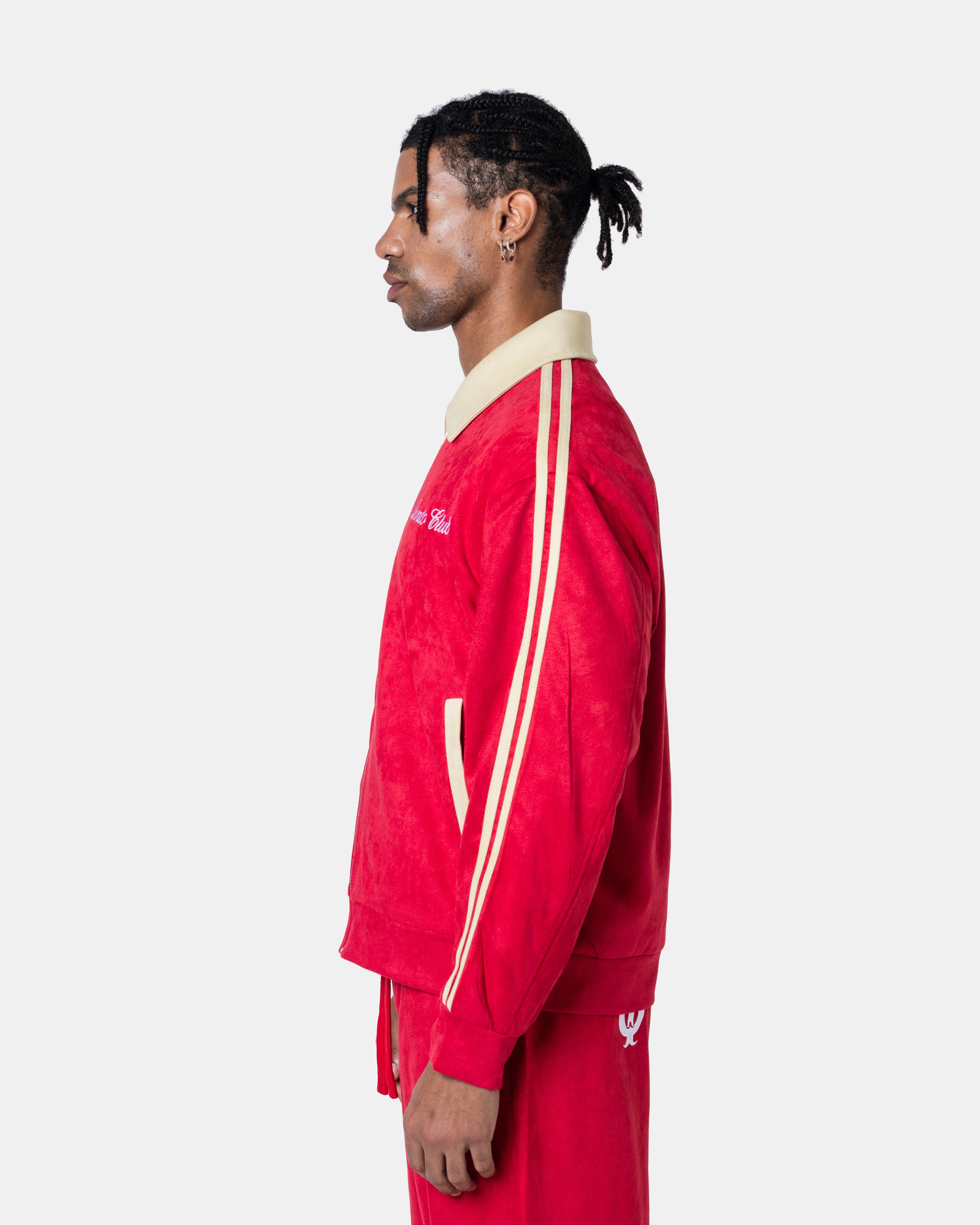 Rote Trainingsjacke
