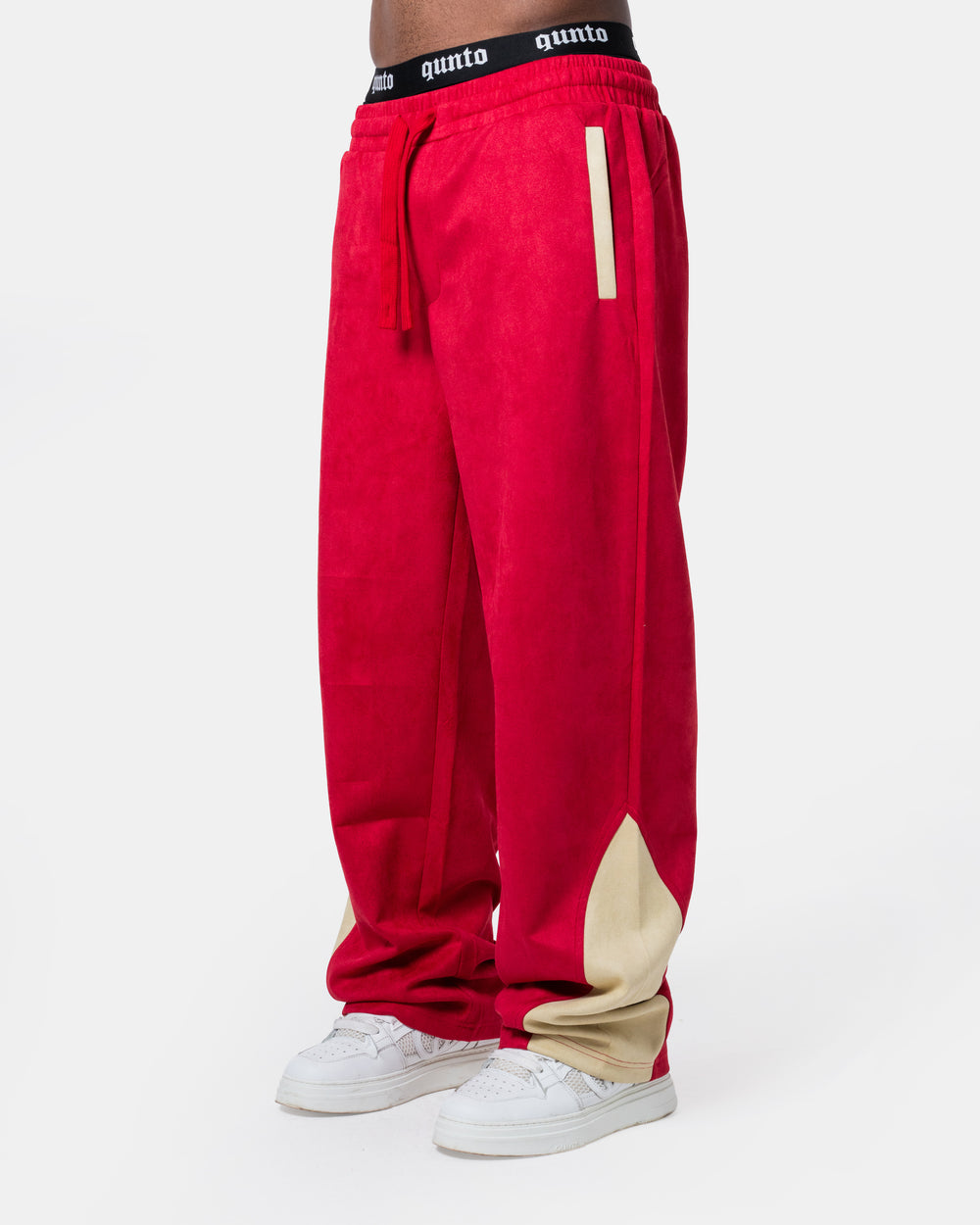 RED TRACK PANTS