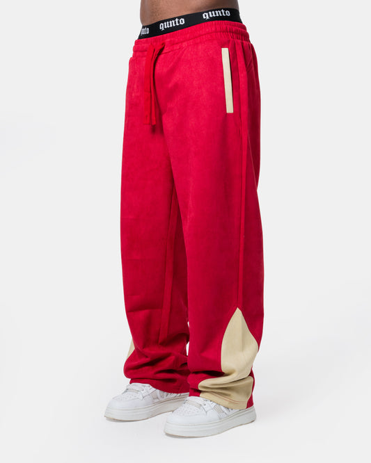 RED TRACK PANTS