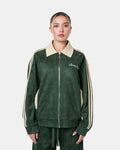 Grüne Trainingsjacke