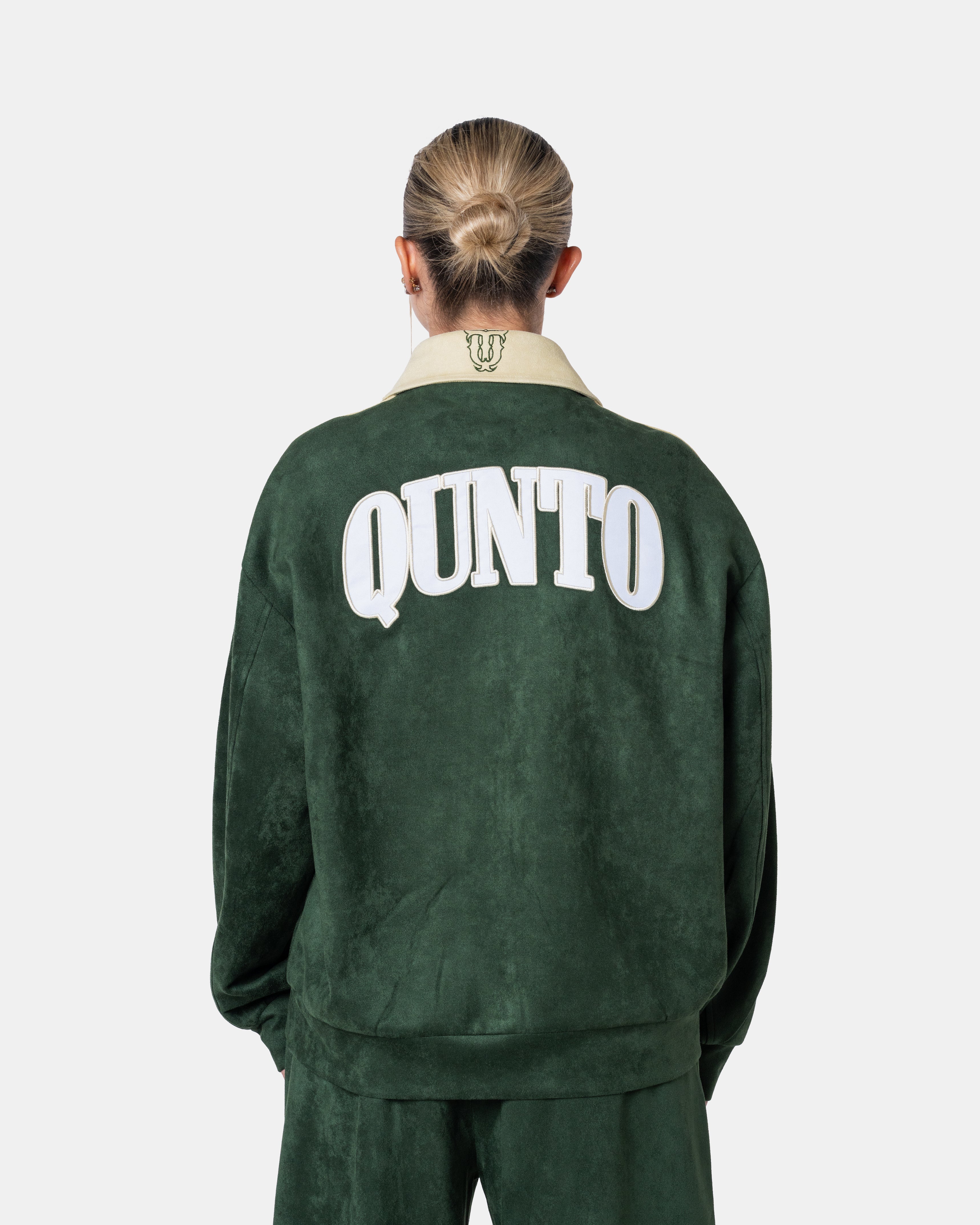 Grüne Trainingsjacke