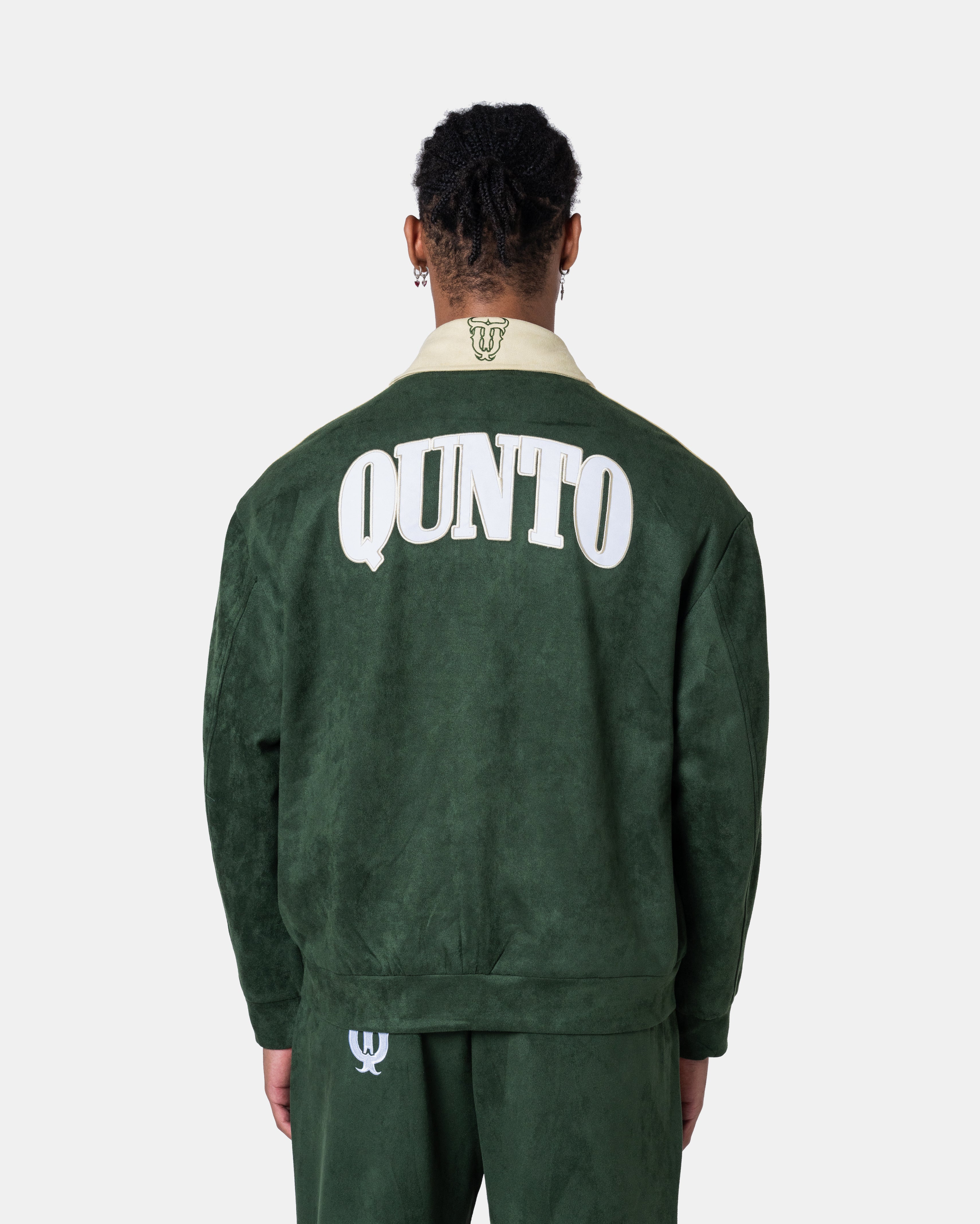 Grüne Trainingsjacke