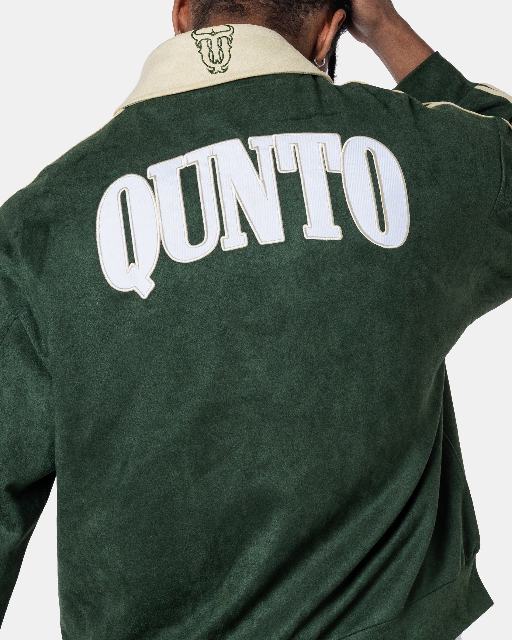 Grüne Trainingsjacke