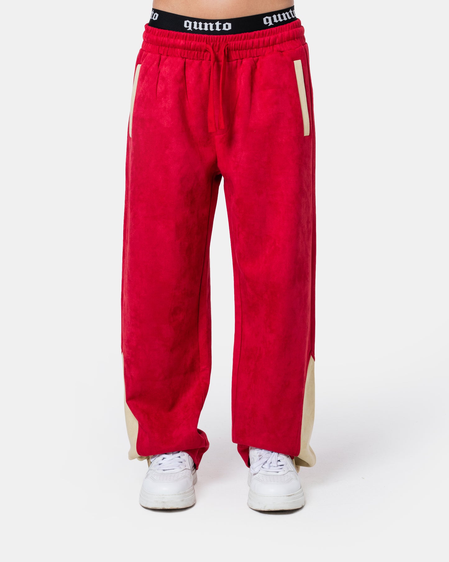 RED TRACK PANTS